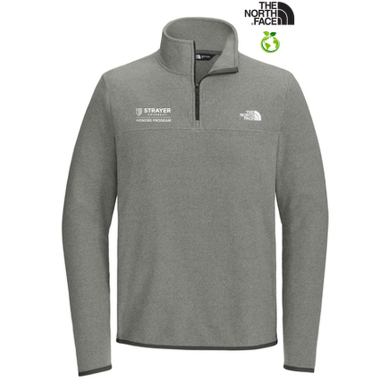 STRAYER HONORS - The North Face® Glacier 1/4-Zip Fleece - TNF Medium Grey Heather