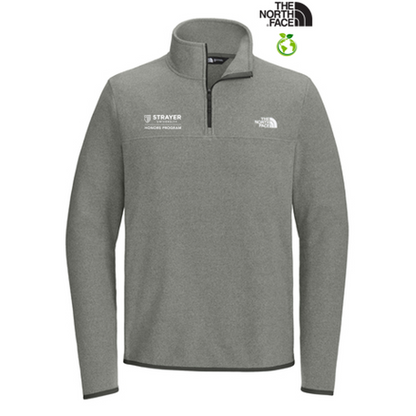 NEW STRAYER HONORS - The North Face® Glacier 1/4-Zip Fleece - TNF Medium Grey Heather