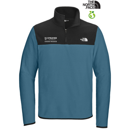 NEW STRAYER HONORS - The North Face® Glacier 1/4-Zip Fleece - Shady Blue/TNF Black