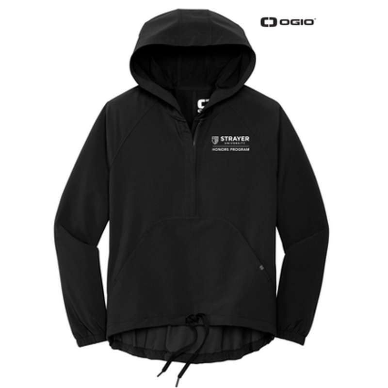 STRAYER HONORS - OGIO® Ladies Connection Anorak - Blacktop
