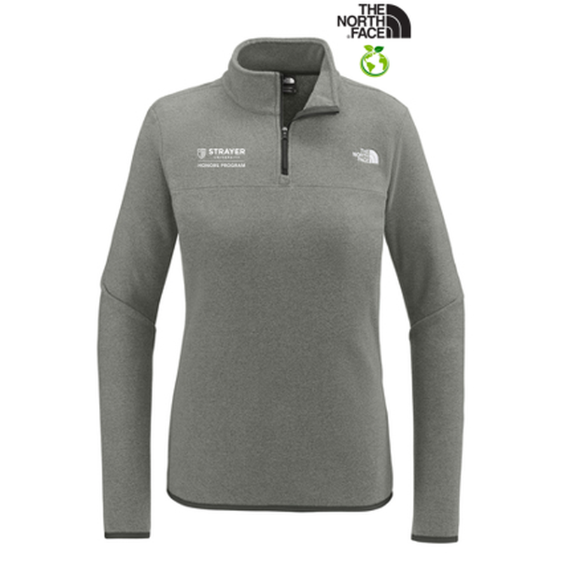 STRAYER HONORS - The North Face® Ladies Glacier 1/4-Zip Fleece - TNF Medium Grey Heather