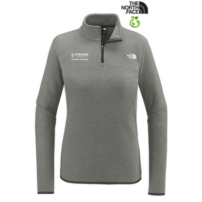 NEW STRAYER HONORS - The North Face® Ladies Glacier 1/4-Zip Fleece - TNF Medium Grey Heather