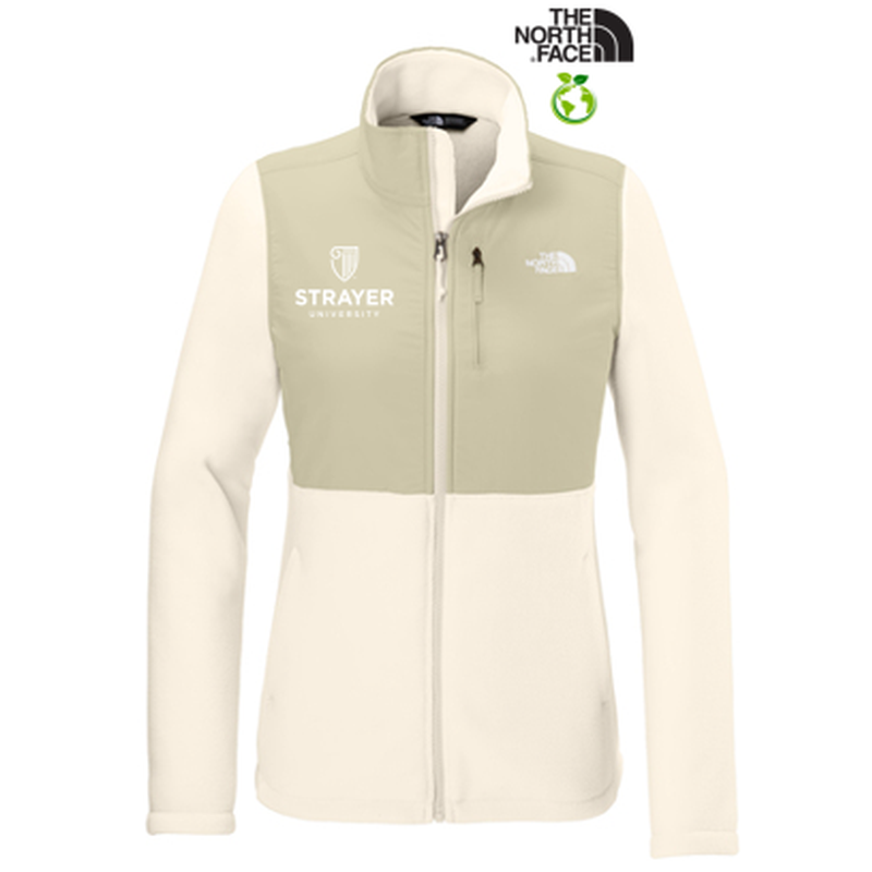 NEW STRAYER - The North Face® Women’s Highest Peak Full-Zip Fleece Jacket - Gardenia White/Gravel