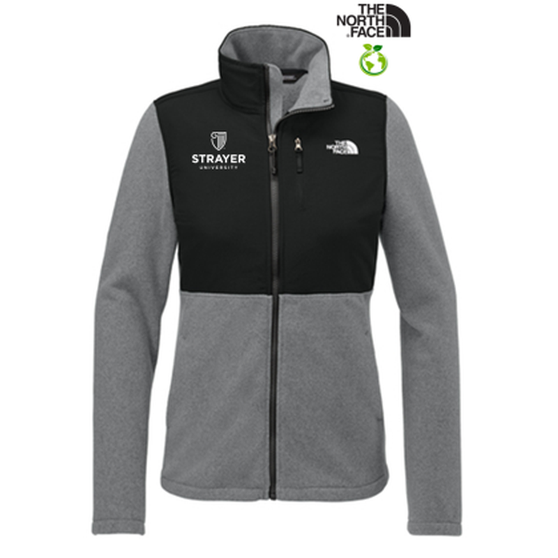 STRAYER - The North Face® Women’s Highest Peak Full-Zip Fleece Jacket - TNF Medium Grey Heather/TNF Black