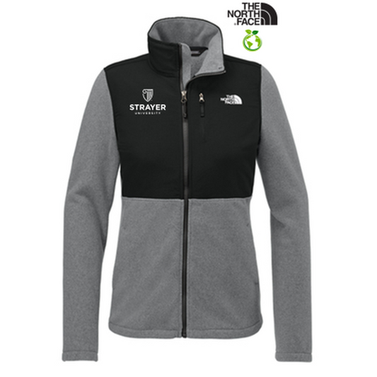 NEW STRAYER - The North Face® Women’s Highest Peak Full-Zip Fleece Jacket - TNF Medium Grey Heather/TNF Black