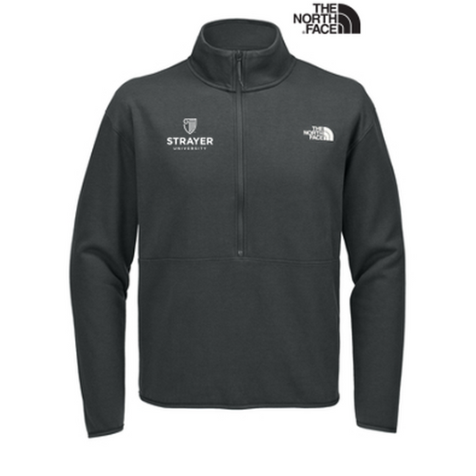 NEW STRAYER - The North Face® Double-Knit 1/2-Zip Fleece - Asphalt Grey