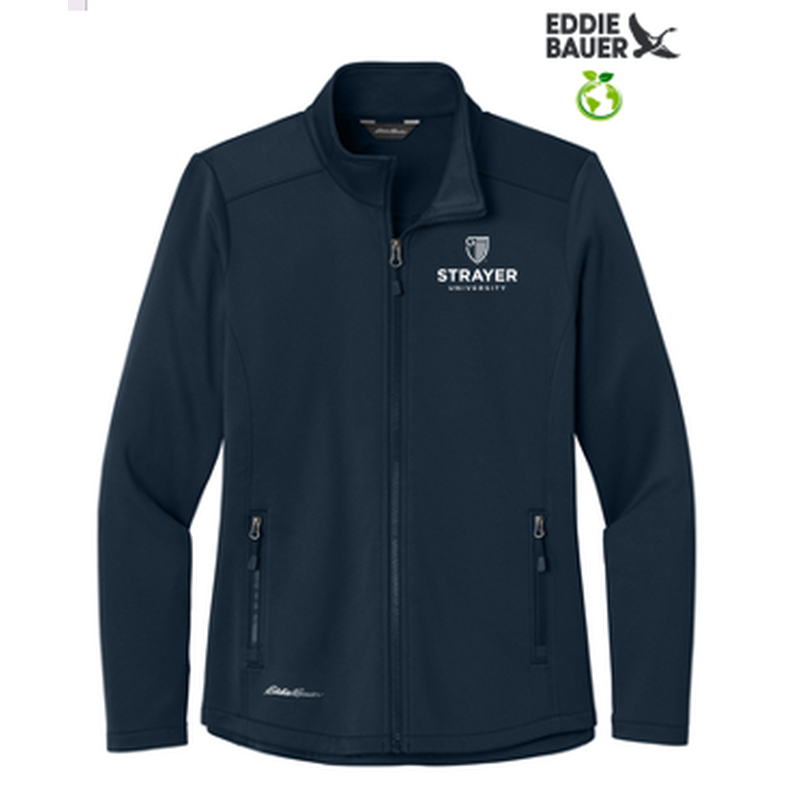 STRAYER - Eddie Bauer® Women’s Smooth Mid Layer Fleece Full-Zip - River Blue Navy