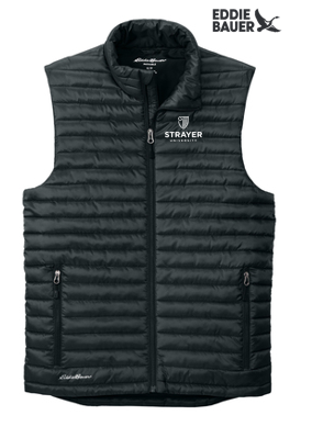 NEW STRAYER - Eddie Bauer® Packable Quilted Vest - Black