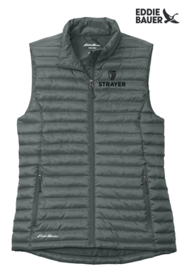 NEW STRAYER - Eddie Bauer® Women's Packable Quilted Vest - Metal Grey