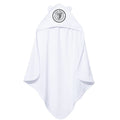 JWMI Terry Cloth Hooded Towel with Ears - WHITE