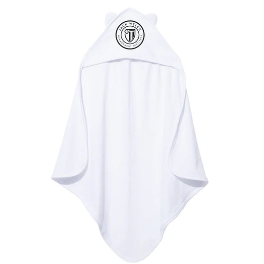 JWMI Terry Cloth Hooded Towel with Ears - WHITE