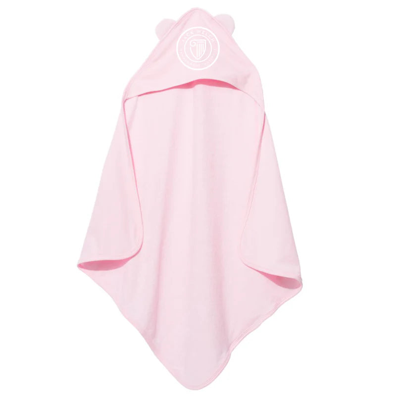 JWMI Terry Cloth Hooded Towel with Ears - PINK