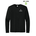 NEW STRAYER Allmade® Unisex Long Sleeve Organic Cotton Tee - Deep Black