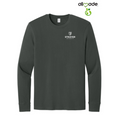 NEW STRAYER Allmade® Unisex Long Sleeve Organic Cotton Tee - Terrain Grey
