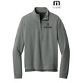 NEW STRAYER TravisMathew Women’s Coveside 1/2-Zip - Dark Grey Heather