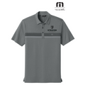 NEW STRAYER TravisMathew Glenview Stripe Polo - Quiet Shade Grey