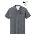 NEW STRAYER Nike Dri-FIT Striated Polo - Dark Grey