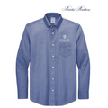 NEW STRAYER Brooks Brothers® Tall Wrinkle-Free Stretch Pinpoint Shirt - Cobalt Blue