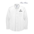NEW STRAYER Brooks Brothers® Tall Wrinkle-Free Stretch Pinpoint Shirt - White