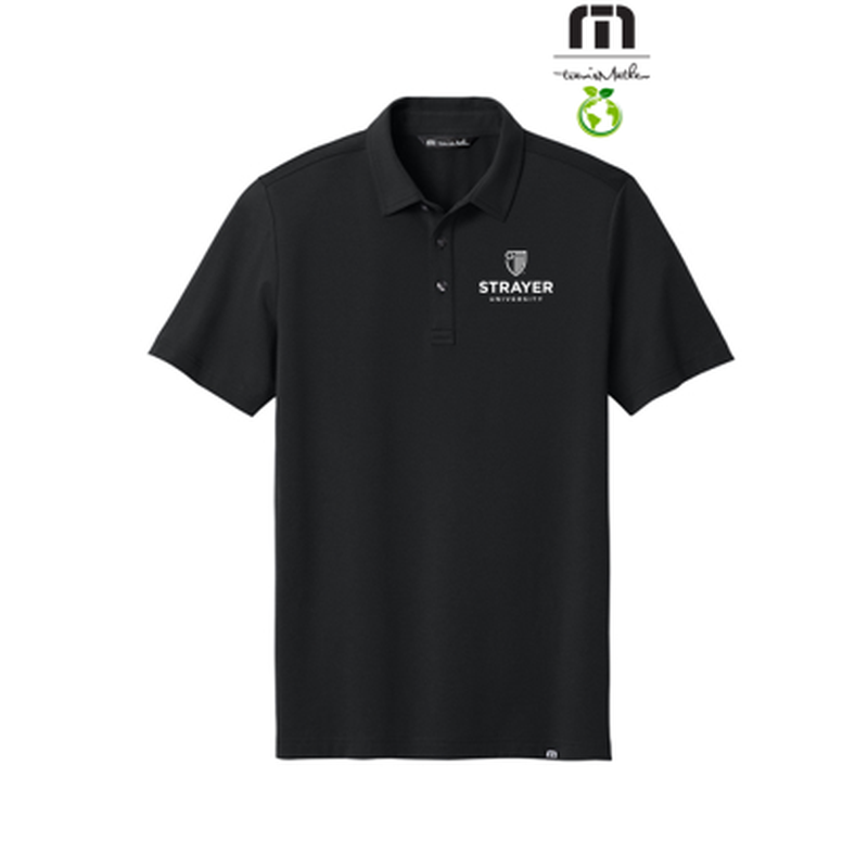 NEW STRAYER TravisMathew Glenview Solid Polo - Black