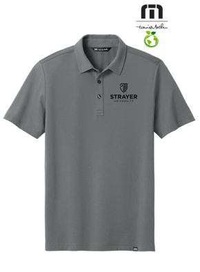 NEW STRAYER TravisMathew Glenview Solid Polo - Quiet Shade Grey