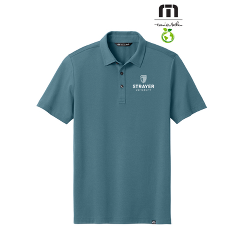 NEW STRAYER TravisMathew Glenview Solid Polo - Stellar Blue