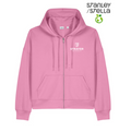 NEW STRAYER Stanley/Stella Women’s Stella Ida Full-Zip Hooded Sweatshirt - Bubble Pink