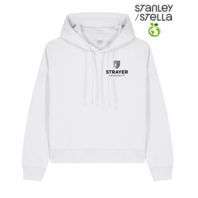 NEW STRAYER Stanley/Stella Women’s Stella Nora Hooded Sweatshirt - White