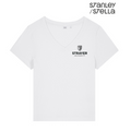 NEW STRAYER Stanley/Stella Women’s Stella Isla V-Neck Tee - White