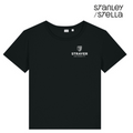 NEW STRAYER Stanley/Stella Women’s Stella Serena Scoop Neck Tee - Black