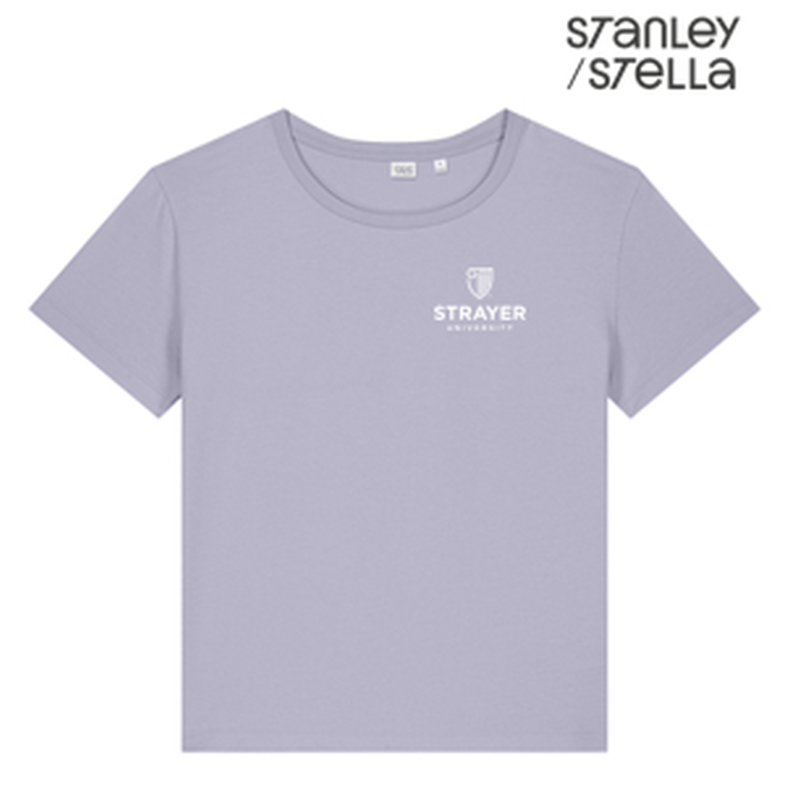 NEW STRAYER Stanley/Stella Women’s Stella Serena Scoop Neck Tee - Lavender