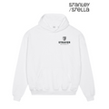NEW STRAYER Stanley/Stella Unisex Cooper Dry Hooded Sweatshirt - White