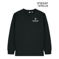 NEW STRAYER Stanley/Stella Unisex Freestyler Heavyweight Long Sleeve Tee - Black