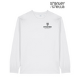 NEW STRAYER Stanley/Stella Unisex Freestyler Heavyweight Long Sleeve Tee - White