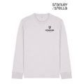 NEW STRAYER Stanley/Stella Unisex Creator 2.0 Long Sleeve Tee - Cool Heather Grey