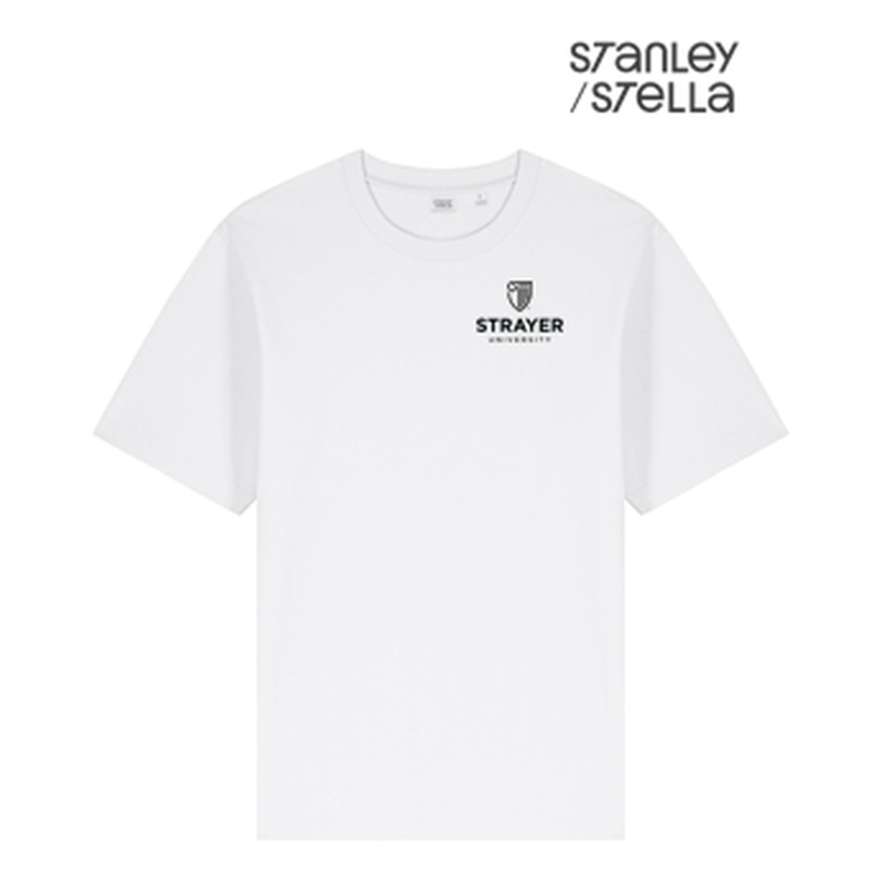 NEW STRAYER Stanley/Stella Unisex Freestyler Heavyweight Tee - White