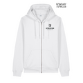 NEW Strayer Stanley/Stella Unisex Mixer Full-Zip Hooded Sweatshirt - White