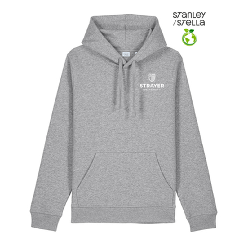 NEW Strayer Stanley/Stella Unisex Drummer 2.0 Hooded Sweatshirt - Heather Grey