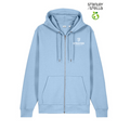 NEW Strayer Stanley/Stella Unisex Cultivator 2.0 Full-Zip Hooded Sweatshirt - Blue Soul