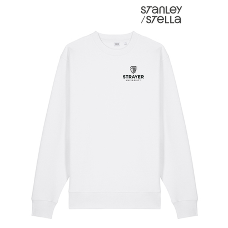 NEW Strayer Stanley/Stella Unisex Changer 2.0 Crewneck Sweatshirt - White