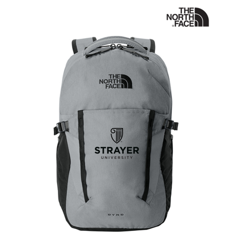 NEW Strayer The North Face® Dyno Backpack - Mid Grey Dark Heather/ TNF Black