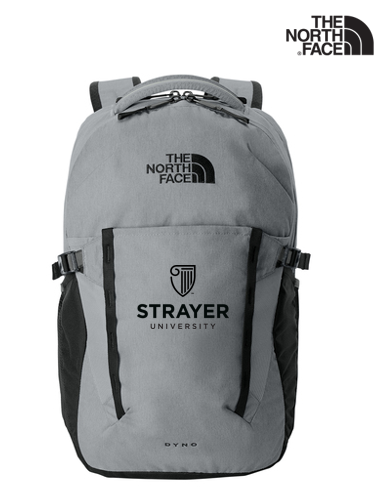 NEW Strayer The North Face® Dyno Backpack - Mid Grey Dark Heather/ TNF Black