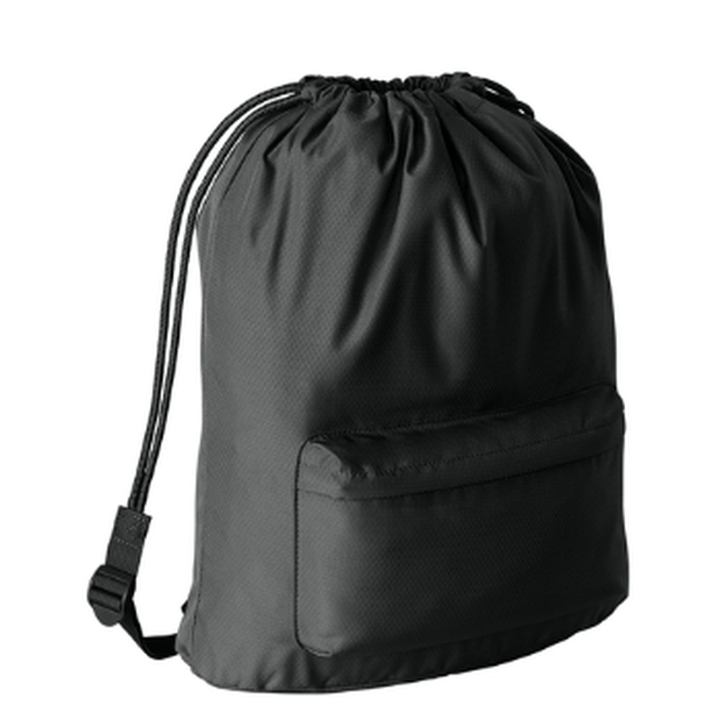 NEW Strayer Port Authority® Diamond Pocket Cinch - BLACK