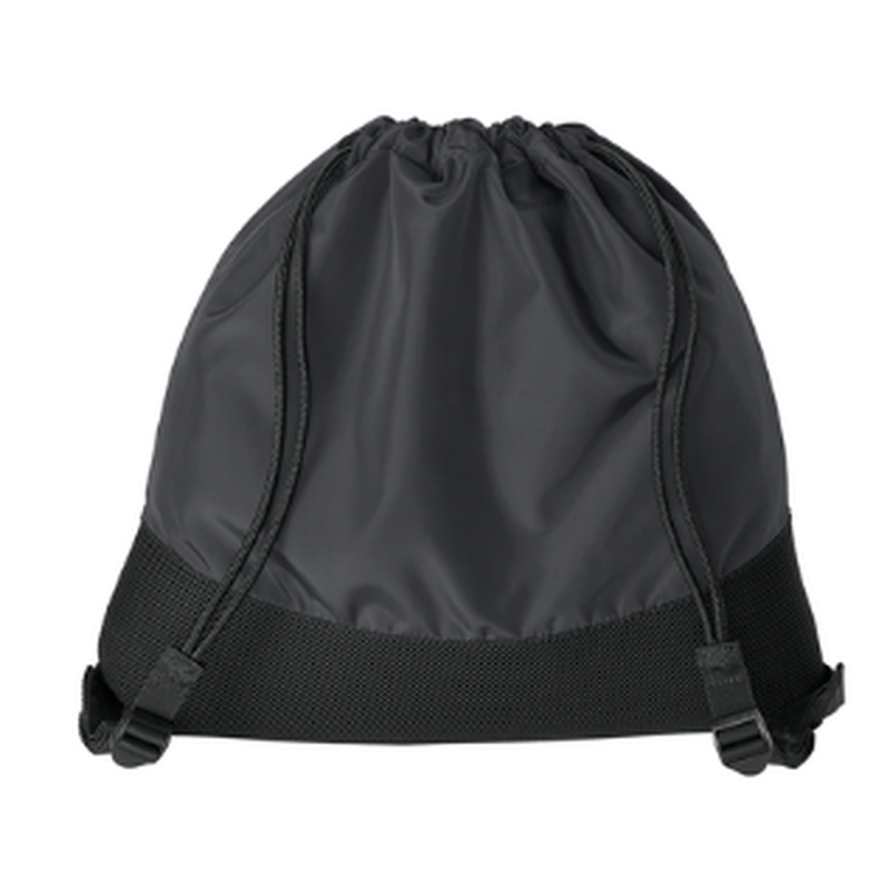 NEW Strayer Port Authority® Agility Mesh Pocket Cinch - IRON GREY