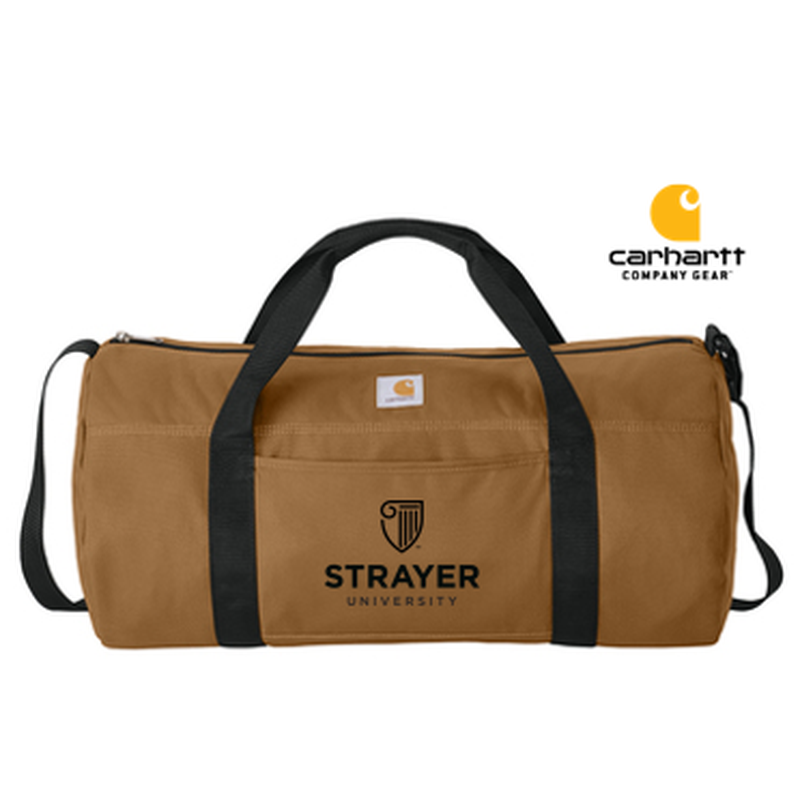 NEW Strayer Carhartt® Canvas Packable Duffel with Pouch