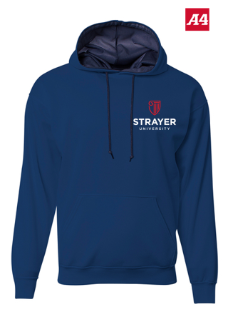 NEW Strayer A4 Sprint Tech Fleece Hoodie - Navy