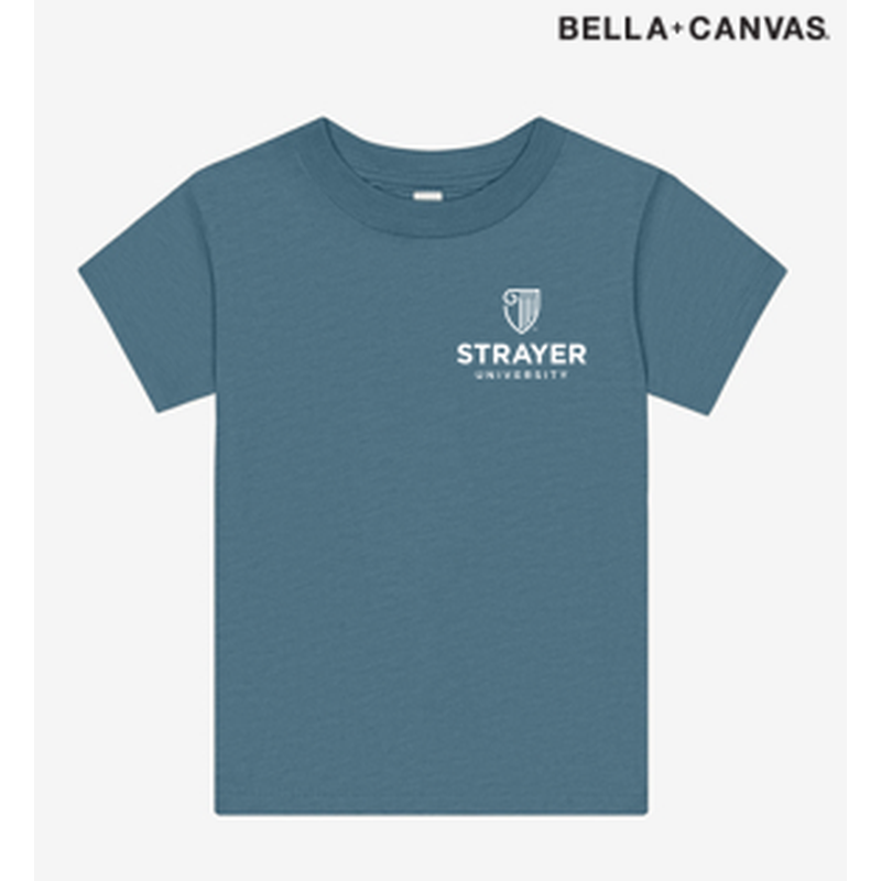 NEW Strayer BELLA+CANVAS® Toddler Short Sleeve Tee - Heather Teal