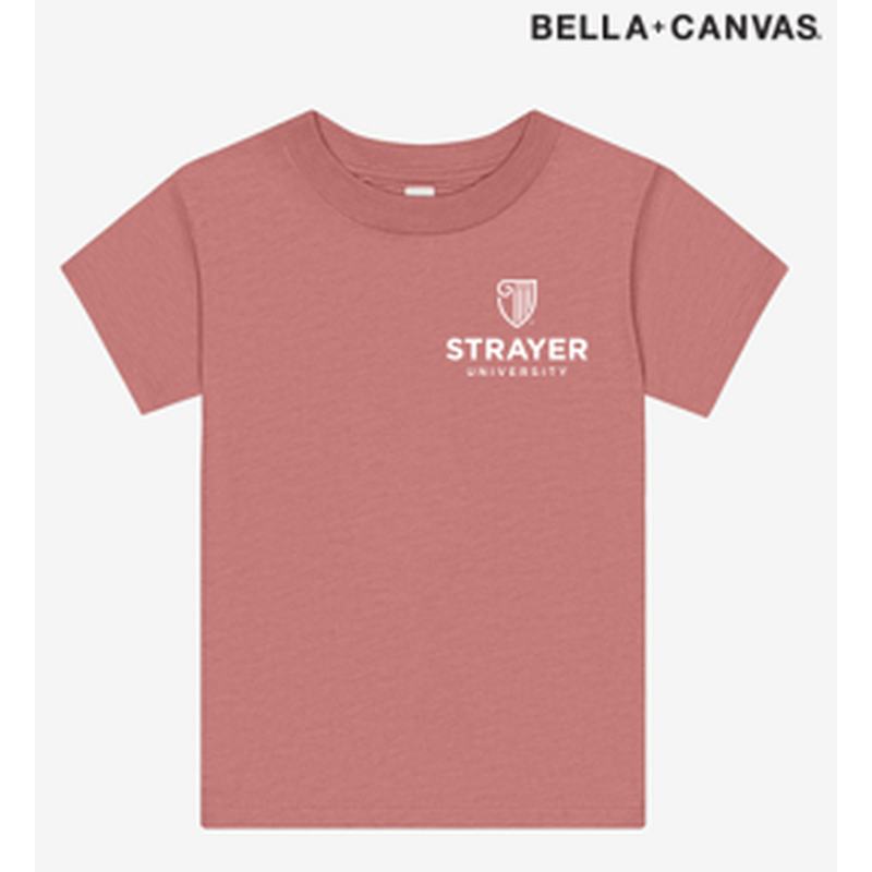 NEW Strayer BELLA+CANVAS® Toddler Short Sleeve Tee - Heather Mauve