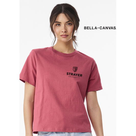 NEW Strayer BELLA+CANVAS® Women’s 6-Ounce Heavyweight Tee - Vintage Red
