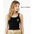 NEW Strayer BELLA+CANVAS® Women’s Micro Rib Spaghetti Strap Tank - Black